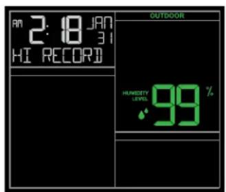 LA CROSSE TECHNOLOGY CA79080 - Press and release the TEMP button to view: - 3