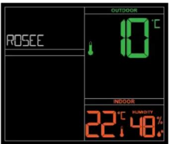 LA CROSSE TECHNOLOGY CA79080 - Pressez et relâchéz le bouton TEMP pour voir : - 10