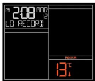 LA CROSSE TECHNOLOGY CA79080 - Press and release the TEMP button to view: - 6