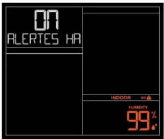LA CROSSE TECHNOLOGY CA79080 - Réglage des alertes : - 14