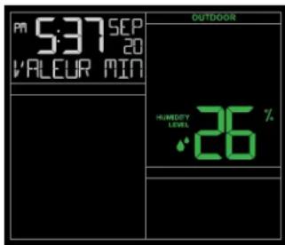 LA CROSSE TECHNOLOGY CA79080 - Pressez et relâchéz le bouton TEMP pour voir : - 4