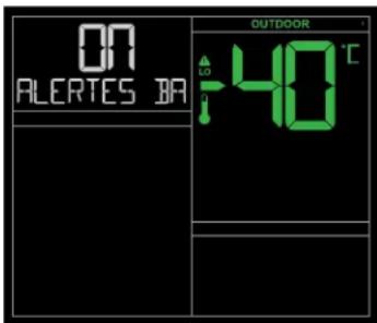 LA CROSSE TECHNOLOGY CA79080 - Réglage des alertes : - 4