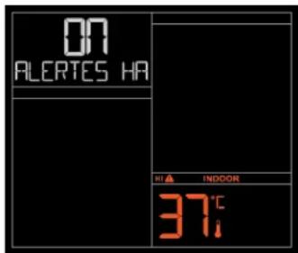LA CROSSE TECHNOLOGY CA79080 - Réglage des alertes : - 10