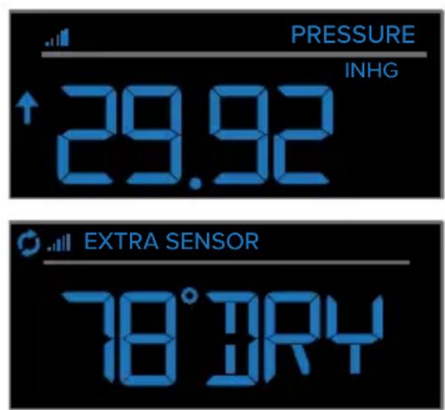 LA CROSSE TECHNOLOGY CA80550 - EXTRA SENSOR AREA ICONS: - 1