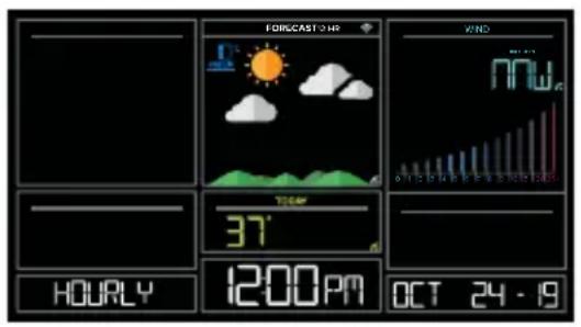 LA CROSSE TECHNOLOGY CA80550 - ADVANCED FORECAST &amp; CHANCE OF PRECIPITATION - 15