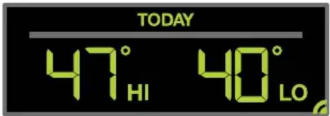 LA CROSSE TECHNOLOGY CA80550 - ACCUWEATHER HI/LO TEMPERATURES - 1