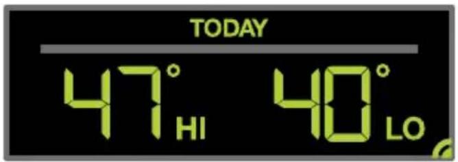 LA CROSSE TECHNOLOGY CA80550 - MAXIMUMS ET MINIMUMS (HI/LO) DE TEMPÉRATURE ACCUWEATHER - 1