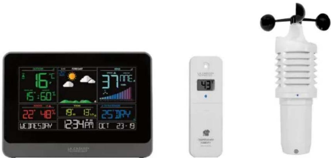 LA CROSSE TECHNOLOGY CA80550 - WI-FI WIND &amp; WEATHER STATION WITH AccuWeather FORECAST - 1