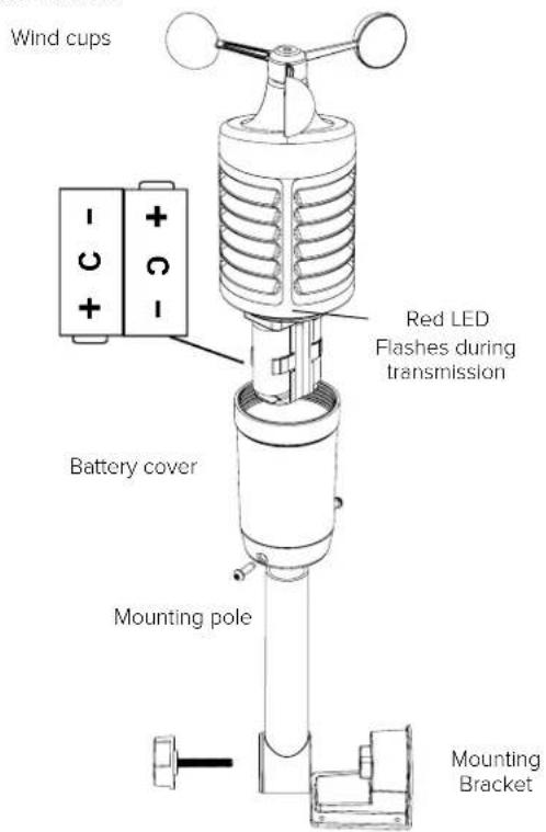 LA CROSSE TECHNOLOGY CA84688 - TX141Wv2 Sensor: - 1