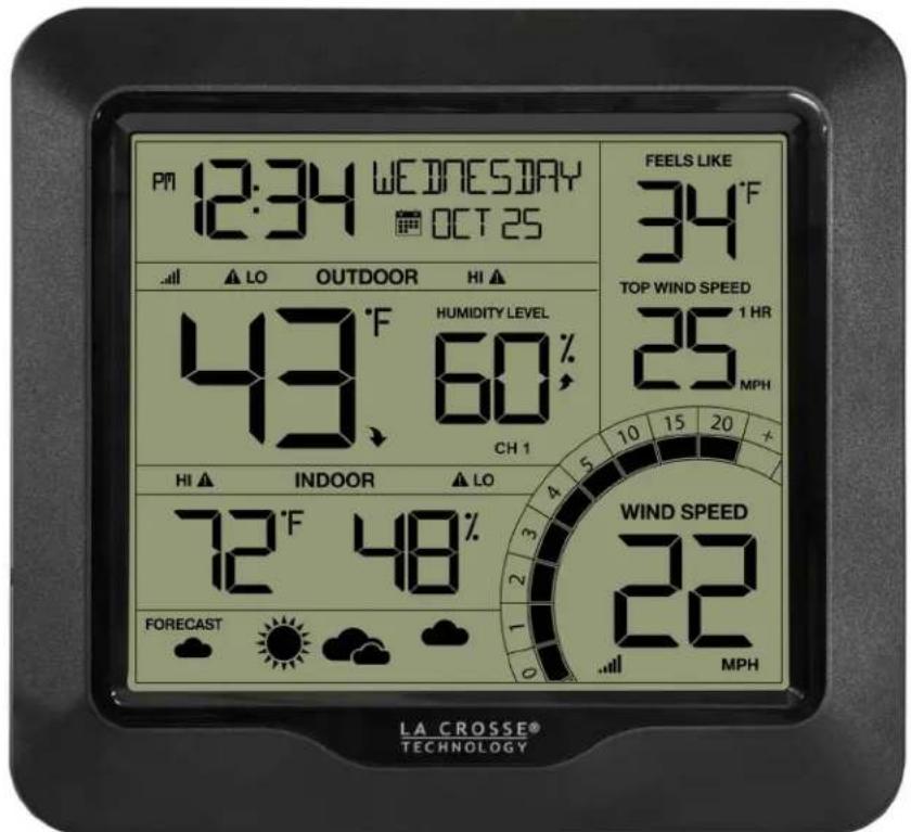 LA CROSSE TECHNOLOGY CA84688 - Professional Wind Station - 2