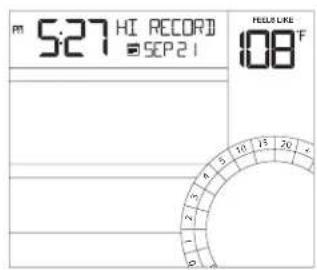 LA CROSSE TECHNOLOGY CA84688 - Temperature/Humidity HI | LO Readings - 9