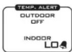 LA CROSSE TECHNOLOGY CA85176 - Activation et déactivation des alertes de température (ON/OFF) - 2