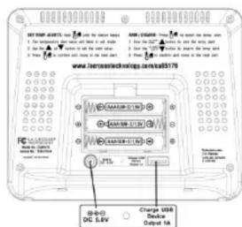 LA CROSSE TECHNOLOGY CA85176 - ÉTAPE 2 (fonctionnement à piles - optionnel) - 1