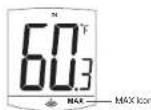 LA CROSSE TECHNOLOGY WS9001UIT - DISPLAY OF INDOOR TEMPERATURE READING AND INDOOR MIN/MAX RECORDS: - 2