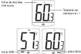 LA CROSSE TECHNOLOGY WS9001UIT - AFFICHAGE DE LA TEMPERATURE INTERIEURE ET MIN/MAX INTERIEURE - 1