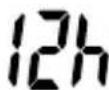LA CROSSE TECHNOLOGY WS1610IT - 12/24 HOUR TIME DISPLAY SETTING: - 2