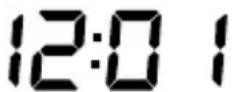 LA CROSSE TECHNOLOGY WS1610IT - FORMAT 12/24 H : - 1