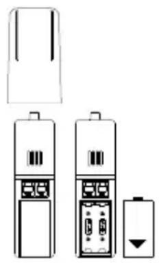 LA CROSSE TECHNOLOGY WS1610IT - INSTALLATION ET REMPLACEMENT DES PILES DU TRANSMETTEUR THERMO-HYGRO - 1