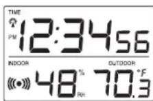 LA CROSSE TECHNOLOGY WT5110U - ACTIVATION/ANNULATION DE L'ALARME - 1