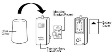 LA CROSSE TECHNOLOGY WS8015U - Instalación de las Baterias - 1