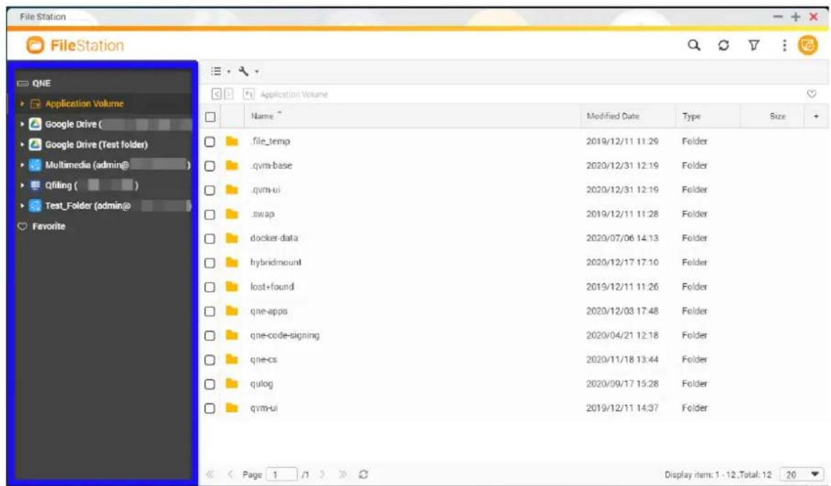 QNAP QuCPE3034 - Parties de File Station - 2