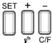 SET + - C/F