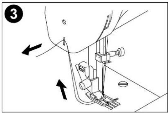 BABY LOCK Allegro - ■ Retrait du Tissu de la Machine - 1