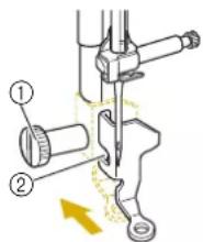 BABY LOCK Solaris Vision - Fixez la plaque à aiguille pour point droit. (page 106) - 9