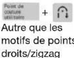 BABY LOCK Solaris Vision - ■Opération effectuée quand on appuie sur « Point Inverse » ou sur « Point de Renfort » - 3