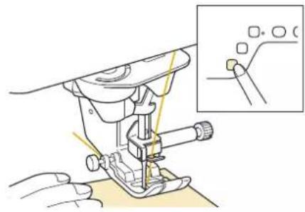 BABY LOCK Solaris Vision - Appuyez sur la touche « Marche/Arrêt » («Start/Stop») pour commencer à coudre. - 1