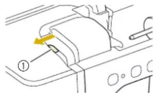 BABY LOCK Solaris Vision - Appuyez sur la touche « Releveur du Pied-de-biche » pour relever le pied-de-biche. - 2