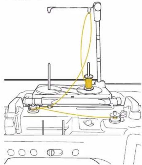 BABY LOCK Solaris Vision - ■ Utilisation du Support pour Portebobines - 1