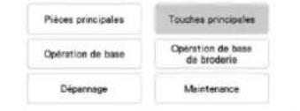 BABY LOCK Solaris Vision - Utilisation de la Fonction de Guide d'Utilisation - 2