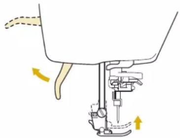BABY LOCK Solaris Vision - Retrait du Pied-de-biche - 2
