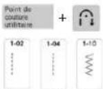 BABY LOCK Solaris Vision - ■Opération effectuée quand on appuie sur « Point Inverse » ou sur « Point de Renfort » - 2