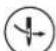 BABY LOCK Solaris Vision - ⑧Touche « Enfilage automatique » - 1