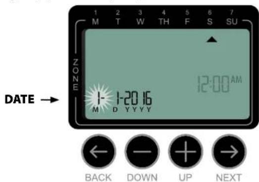 RAIN BIRD ST8Wifi - Date/Heure (Date/Time) - 1
