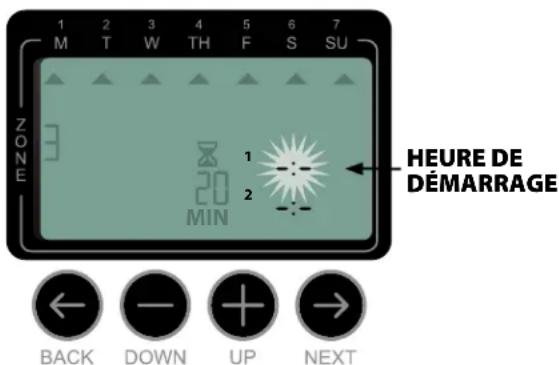 RAIN BIRD ST8Wifi - Configuration des heures de démarrage de l'arrosage - 4
