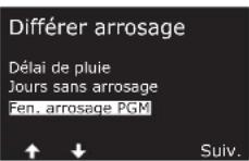 RAIN BIRD ESPLXIVM - Paramétrage des fenêtres d'arrosage - 5