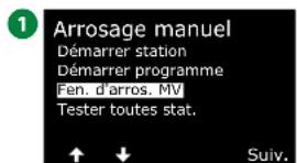 RAIN BIRD ESPLXIVM - Paramétrer une fenêtre d'arrosage MV - 3