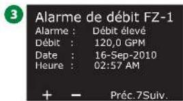 RAIN BIRD ESPLXIVM - Positionnez la roue du programmateur sur Alarmes/Journaux - 4