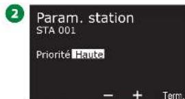 RAIN BIRD ESPLXIVM - Paramétrer la priorité - 2