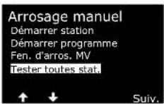 RAIN BIRD ESPLXIVM - Tester toutes les stations - 4