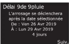 RAIN BIRD ESPLXIVM - Vérifier les programmes - 17
