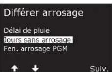 RAIN BIRD ESPLXIVM - Jours sans arrosage - 5