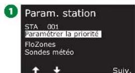 RAIN BIRD ESPLXIVM - Paramétrer la priorité - 1