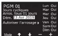RAIN BIRD ESPLXIVM - Jours cycliques - 9