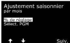RAIN BIRD ESPLXIVM - % de réglage - 6