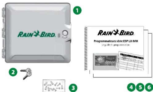 RAIN BIRD ESPLXIVM - Vérifi er le contenu de l'emballage - 1