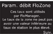 RAIN BIRD ESPLXIVM - Paramétrer les débits FloZone - 6